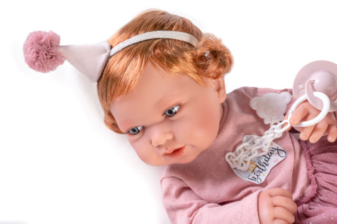 Antonio Juan Happy Birthday Spanish Baby Doll Pipa With Pacifier, 42cm alternate image